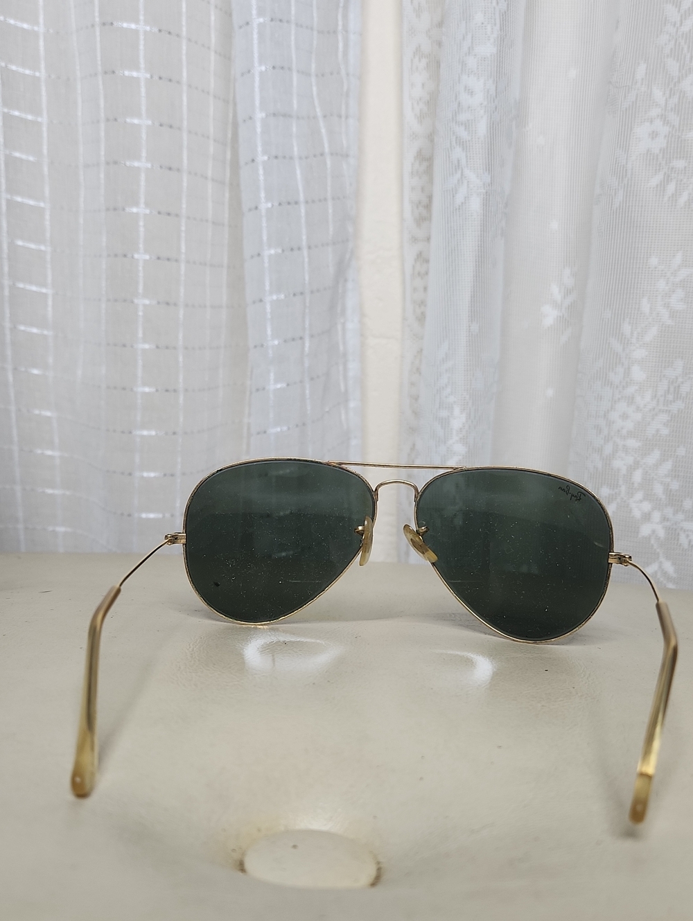 Vintage Ray-Ban L2846 gold frame Aviator Classic sunglasses W/ Case - Picture 3 of 8